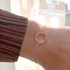 Adore by Swarovski organic circle bracelet